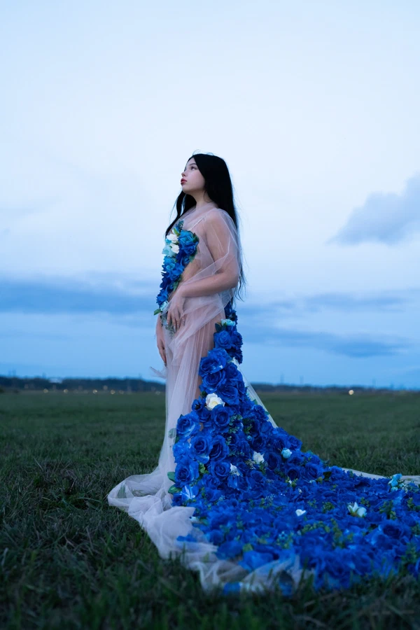 Blue Roses Dress 1
